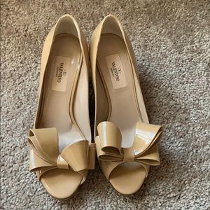 Valentino peep toe pumps